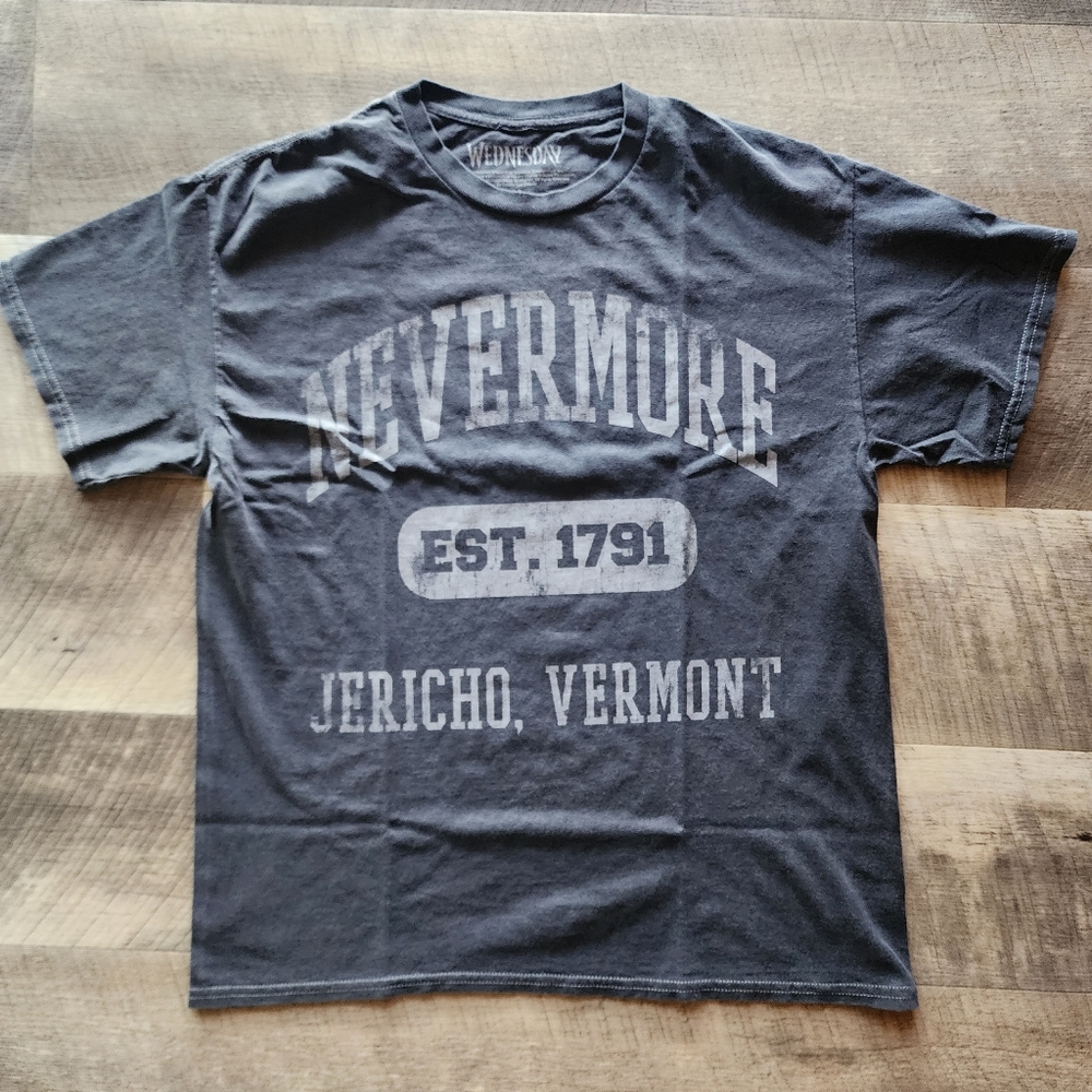 Wednesday Addams Nevermore Academy Tee - Picture 5 of 7